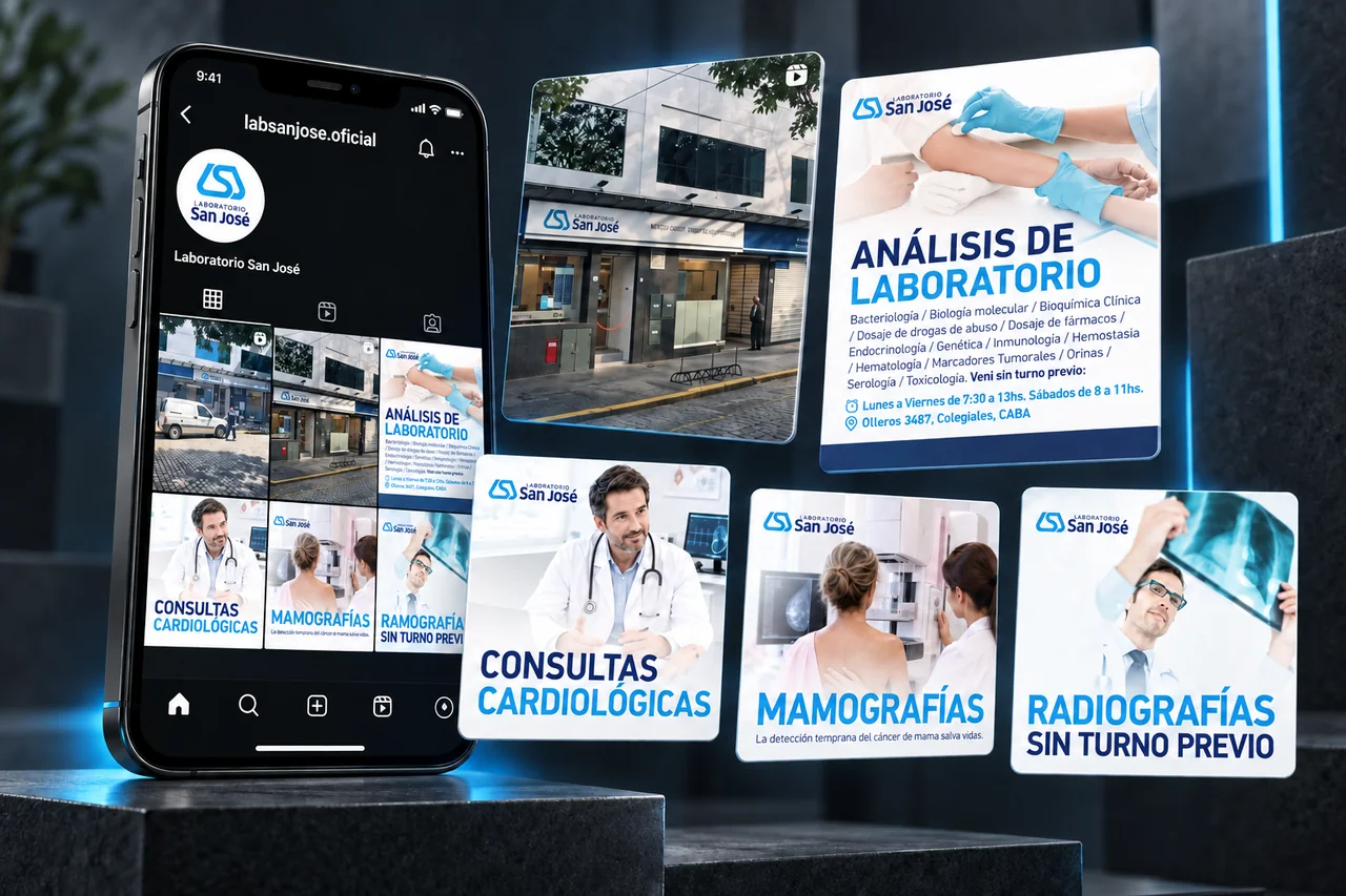 Diseño de publicaciones para Laboratorio San José