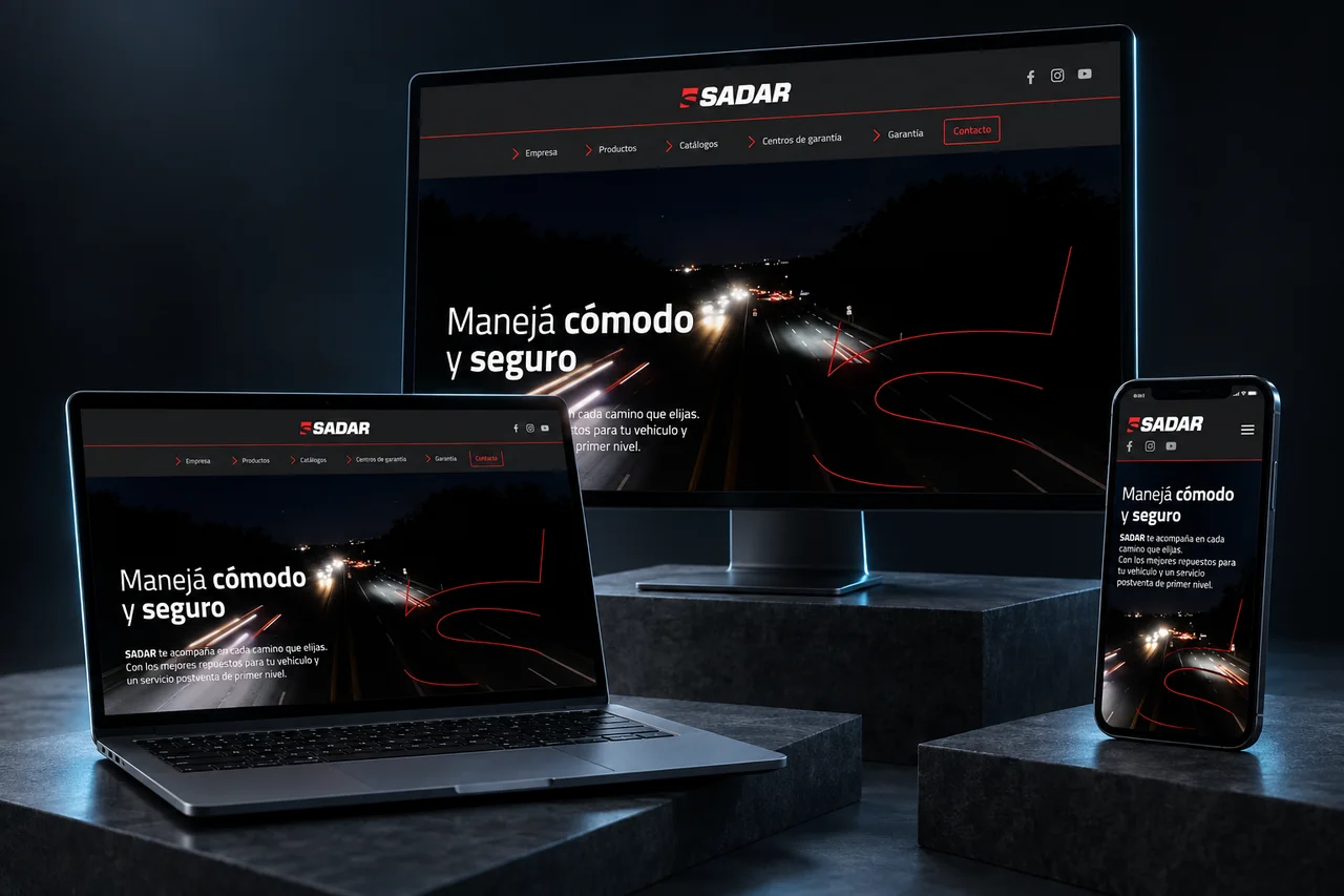 Diseño web para Sadar